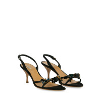 Miu Miu Sandals Silk in Black