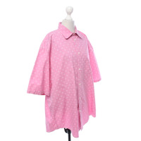 Balenciaga Oberteil aus Baumwolle in Rosa / Pink