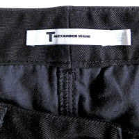 T By Alexander Wang Jeans in Cotone in Nero