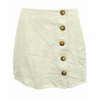 Reformation Skirt Linen in Nude