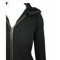 Emporio Armani Jacke/Mantel aus Wolle in Schwarz