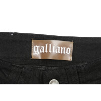 John Galliano Jeans in Cotone in Nero