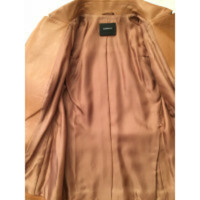 Akris Jacket/Coat Leather in Brown