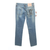 John Galliano Jeans in Cotone in Blu