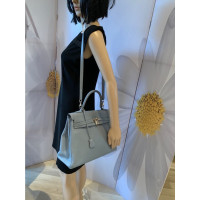 Hermès Kelly Bag 35 Leer in Blauw