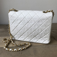 Chanel Timeless Classic in Pelle in Bianco