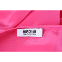 Moschino Cheap And Chic Vestito in Seta in Rosa