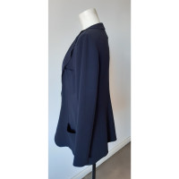 Giorgio Armani Jacke/Mantel aus Wolle in Blau