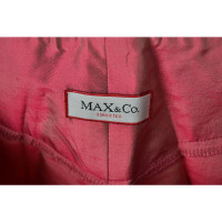 Max & Co Paire de Pantalon en Soie en Rose/pink