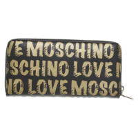 Moschino Love Portemonnaie mit Applikation