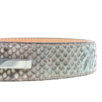 Reptile's House Printed Python leather belt 