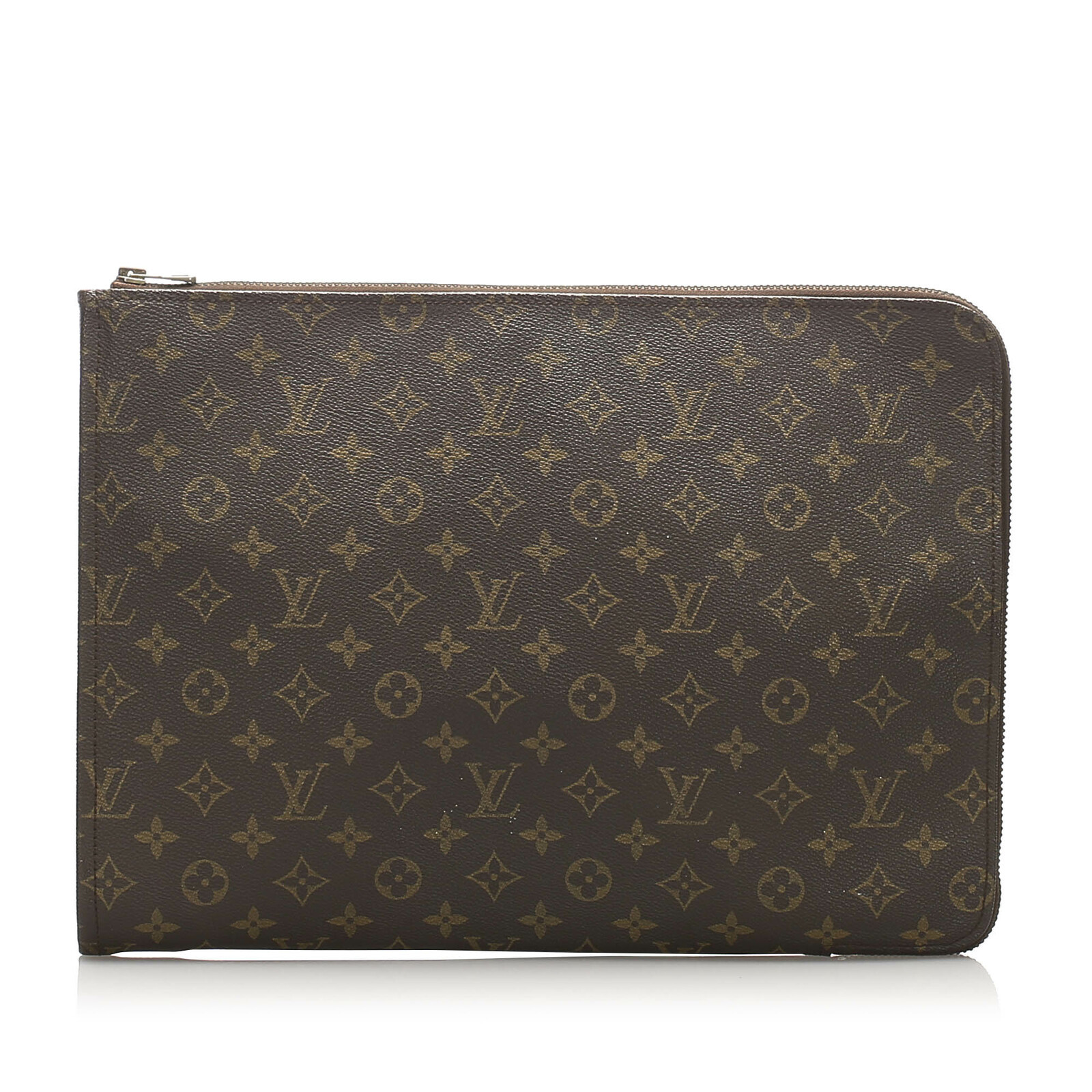 Louis Vuitton Clutch Bag Canvas in Brown - Second Hand Louis Vuitton Clutch  Bag Canvas in Brown buy used for 584€ (4640914)