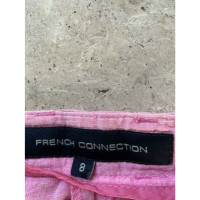 French Connection Hose aus Leinen in Rosa / Pink