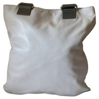 Prada Tote Bag aus Leder in Weiß