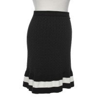 Moschino skirt in black and white