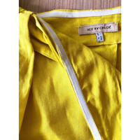 See By Chloé Kleid aus Leinen in Gelb
