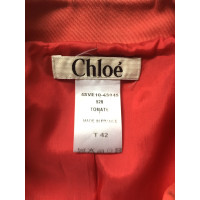 Chloé Blazer en Coton en Rouge