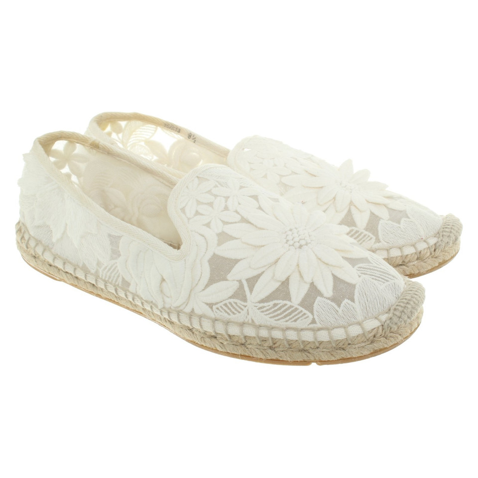 Tory Burch Espadrilles in creamy white