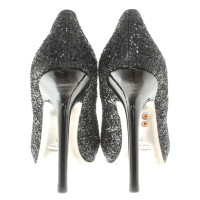 Miu Miu pumps met pailletten versiering