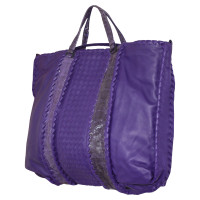 Bottega Veneta Tote bag Leather in Violet