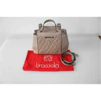 Braccialini Handbag Leather in Beige