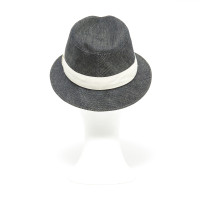 Hermès Hut/Mütze aus Baumwolle in Blau