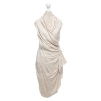 All Saints Vestito in Seta in Beige