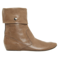 Costume National Bottines en Cuir en Marron