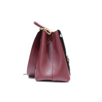 Burberry Handbag Leather in Bordeaux