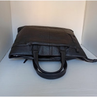 Piquadro Tote Bag aus Leder in Schwarz