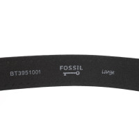 Fossil Belt Leather in Black