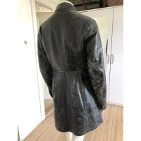 Diesel Jacket/Coat Leather in Grey