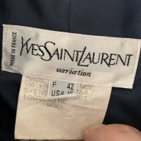 Yves Saint Laurent Veste/Manteau en Laine en Bleu