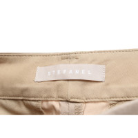 Stefanel Trousers Cotton in Beige