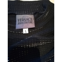 Versace Strick aus Viskose in Schwarz