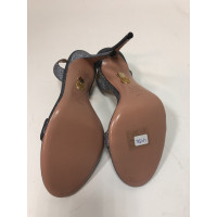 Aquazzura Sandals Leather in Silvery