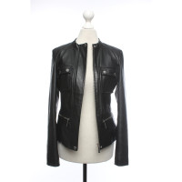 Michael Kors Jacket/Coat Leather in Black