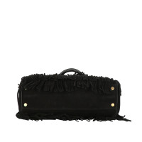 Saint Laurent Handbag Suede in Black