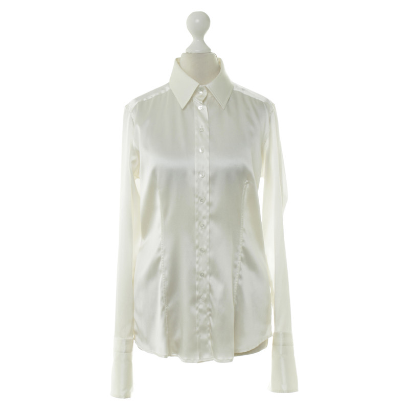 Van Laack Silk blouse in cream