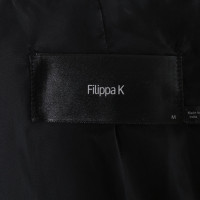 Filippa K Jas/Mantel Leer in Zwart