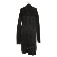Maliparmi Knitted coat with cable pattern