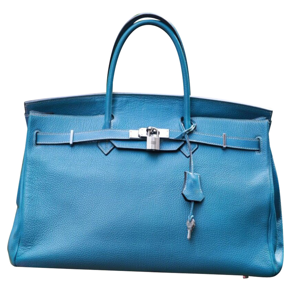 Hermès Birkin Bag in Pelle in Blu