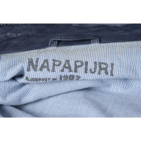 Napapijri Giacca/Cappotto in Pelle in Blu