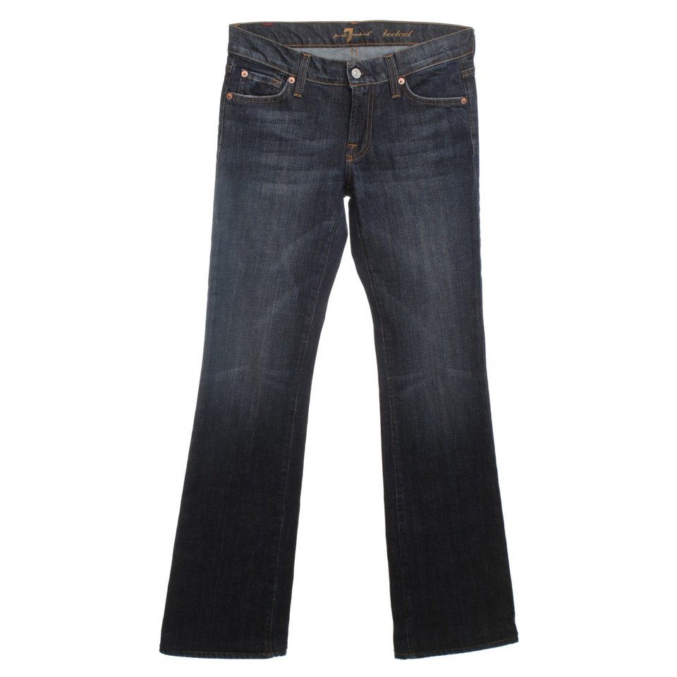 7 For All Mankind Dunkelblaue 5-Pocket-Jeans