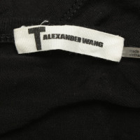T By Alexander Wang T-shirt jurk in zwart