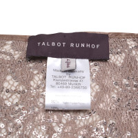 Talbot Runhof Poncho top met pailletten