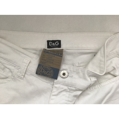 D&G Jeans Denim in Wit