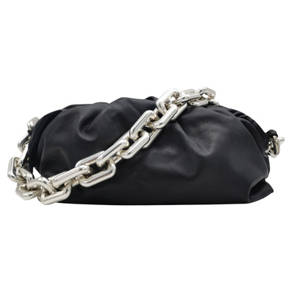 Bottega Veneta Chain Pouch Leather in Black