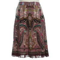 Etro Silk skirt with colorful pattern