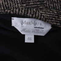 Max Mara Tweed-Kleid in Beige/Schwarz